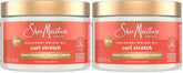 SheaMoisture Curl Stretch Multi-tasking Volume Cream Kalahari Melon Oil and a Tropical Vacation Scent With Hydrating Hyaluronic Serum, Defines Type 4 Curls For Days 11 Fl Oz, (Pack of 2)
