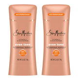 SheaMoisture Antiperspirant Deodorant Stick Even Tone Vitamin C & Niacinamide 2 Count for 48HR Sweat & Odor Protection with No Parabens & No Mineral Oil 2.6 oz