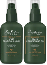 SheaMoisture Beard Conditioning Oil for a Full Beard Maracuja Oil and Shea Butter to Moisturize and Soften 3.2 oz,(Pack of 2)