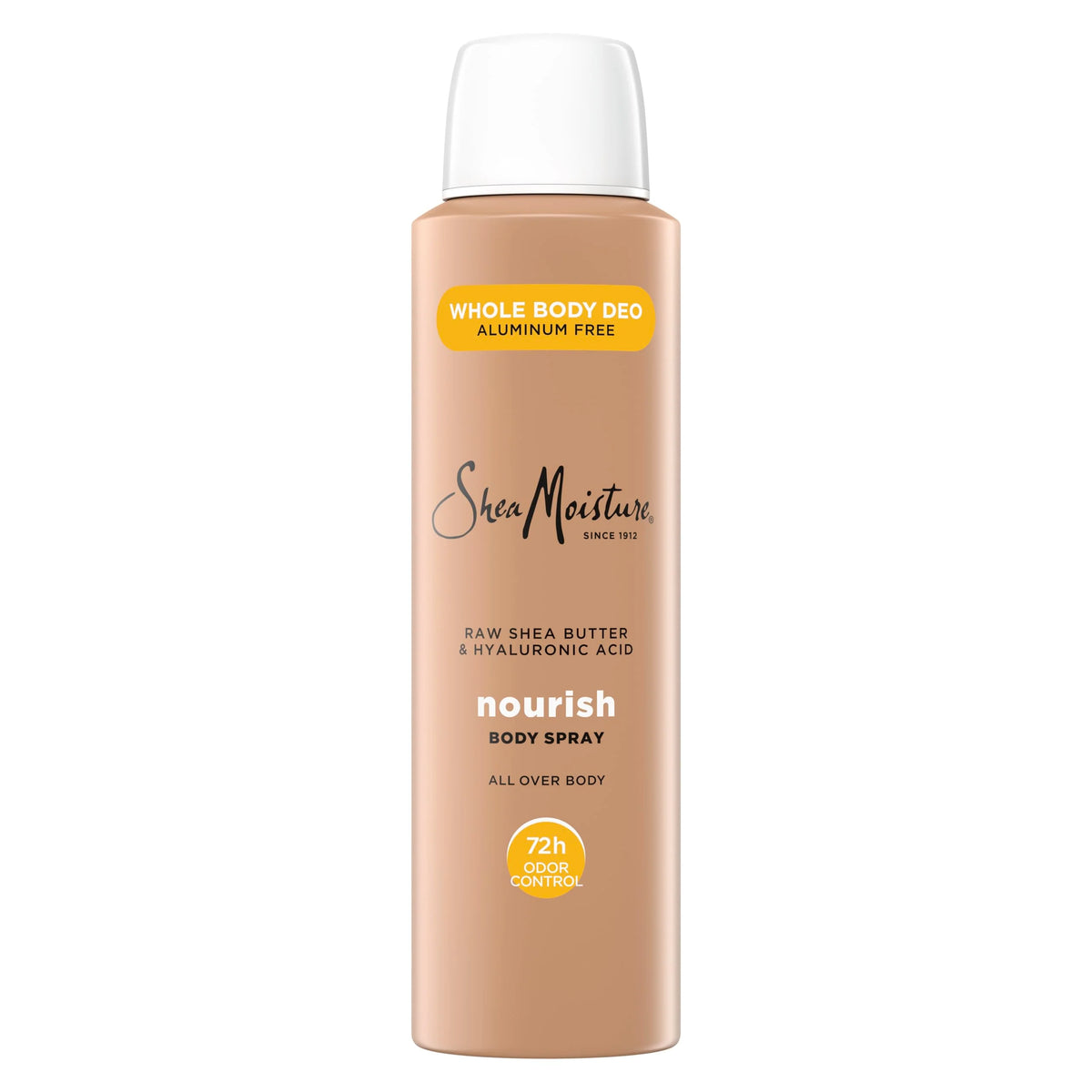 SheaMoisture All Over Body Deodorant Spray for Women Raw Shea Butter & Hyaluronic Acid Aluminum Free 4oz