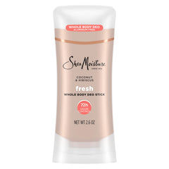 SheaMoisture Whole Body Deodorant Stick 72h Odor Control Fresh Aluminum Free 2.6 oz