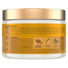 SheaMoisture Raw Shea Butter Deep Moisturizing Hair Masque for Curly Hair Raw Shea Butter Deep Conditioner to Moisturize and Renew Hair 11.5 oz